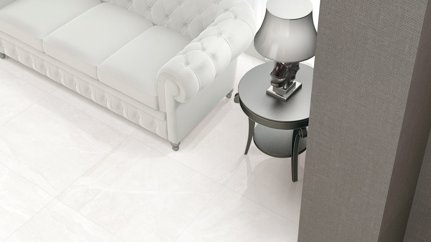 Mainstream White Polished 600x600mm