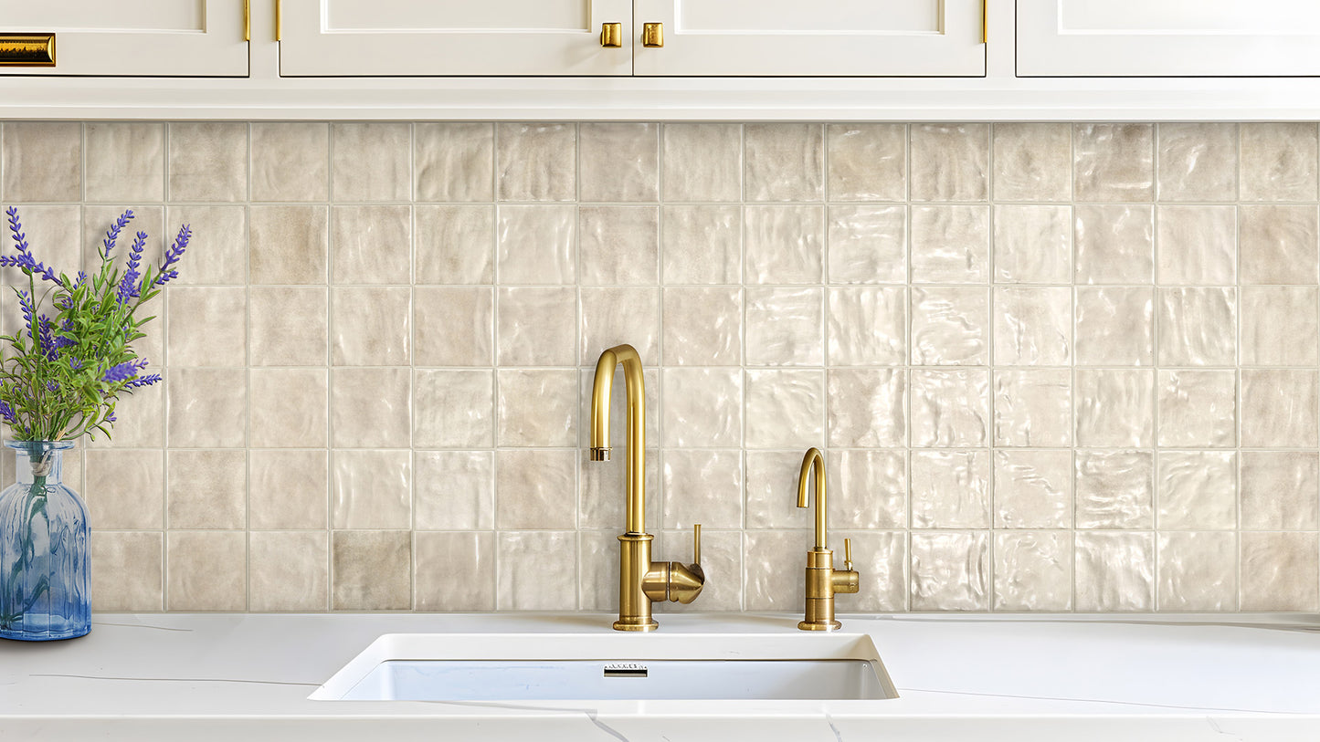 Mallorca Subway Beige Gloss 120x120mm