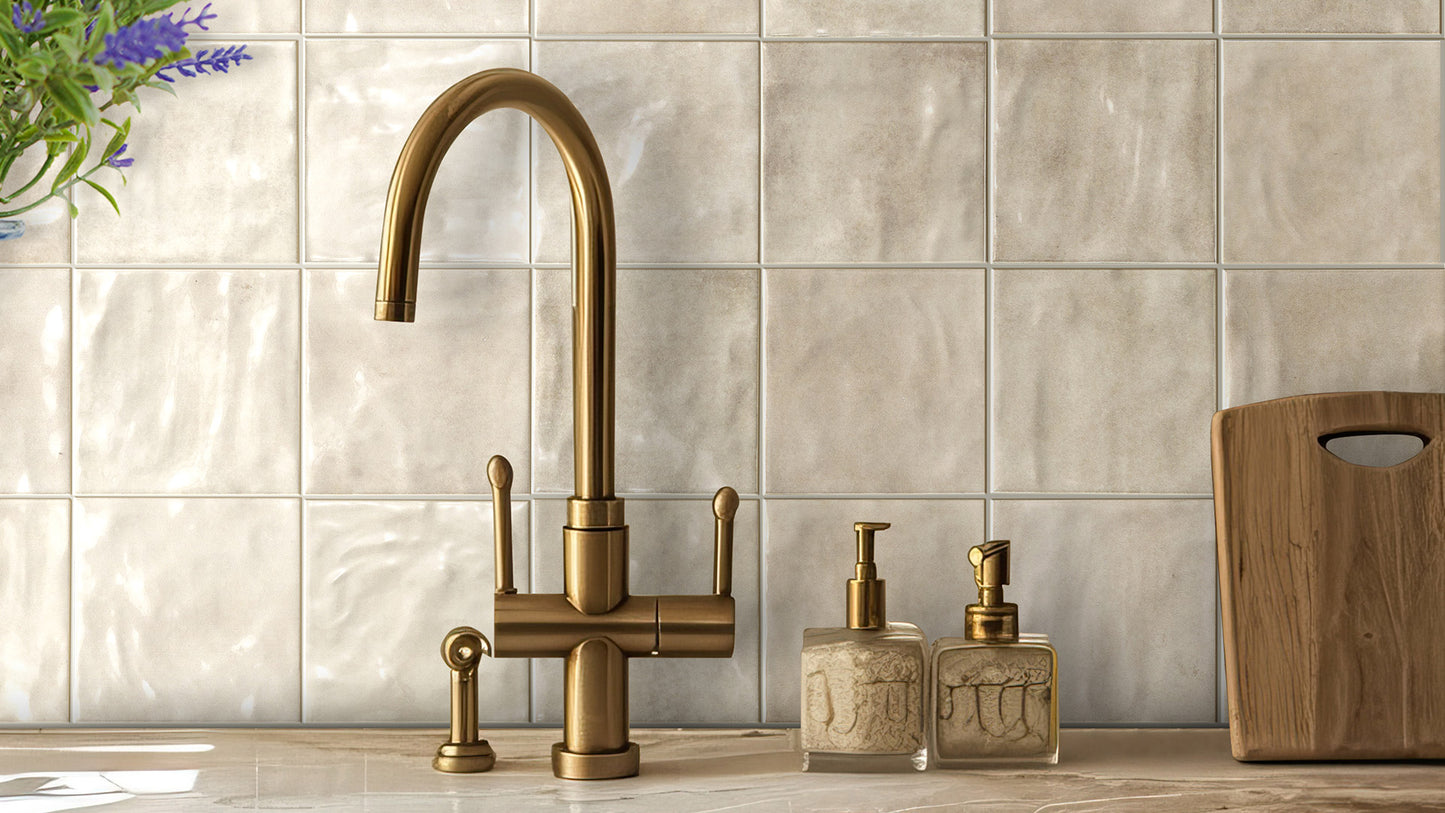 Mallorca Subway Beige Gloss 120x120mm