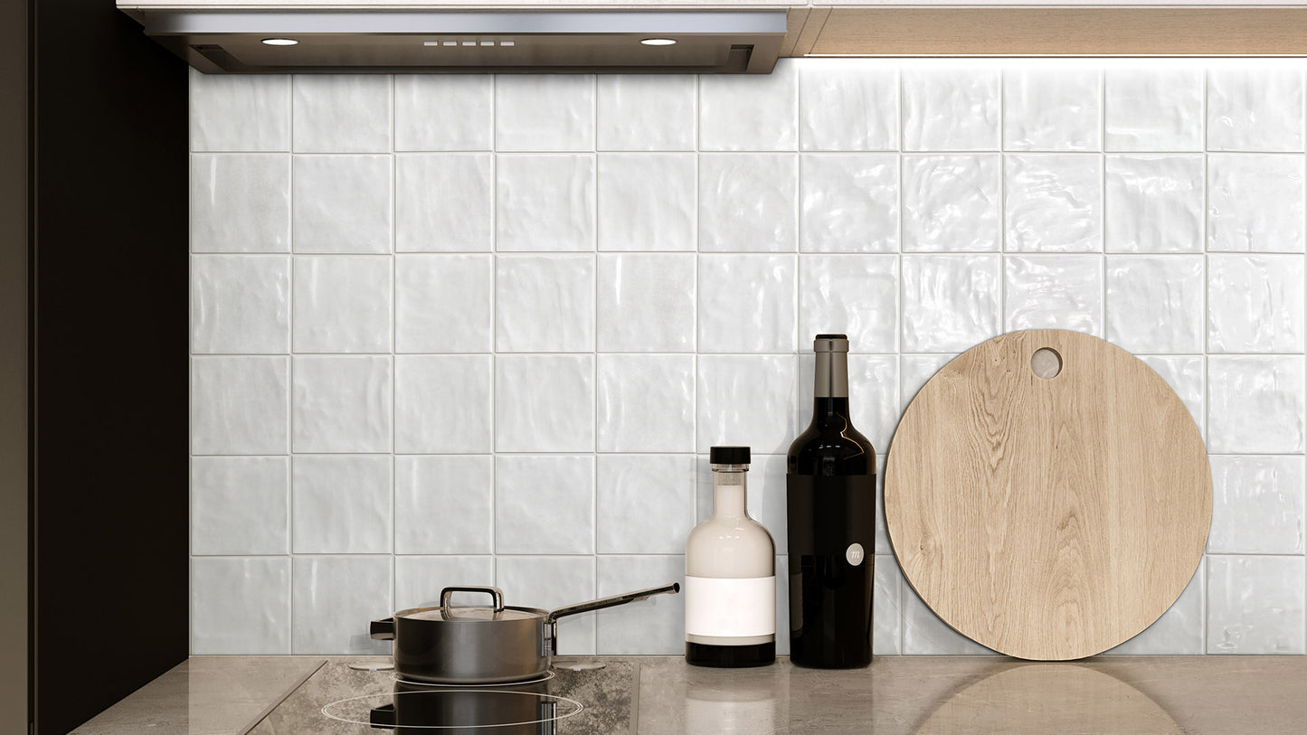Mallorca Subway White Gloss 120x120mm