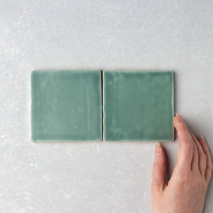 Handmade Matt Jade  100x100mm