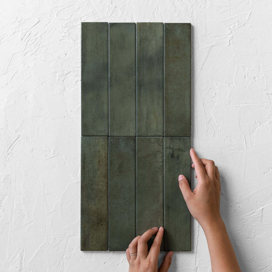 Memory Moss Green Gloss 60x250mm