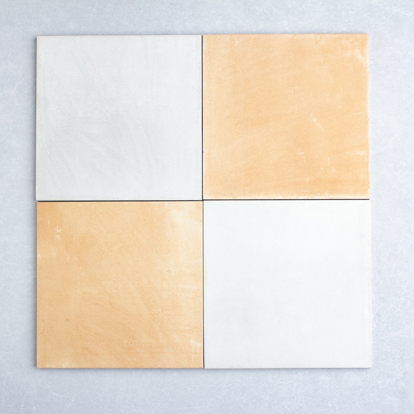 Checkerboard Terracotta Blanco And Cotto 200x200mm
