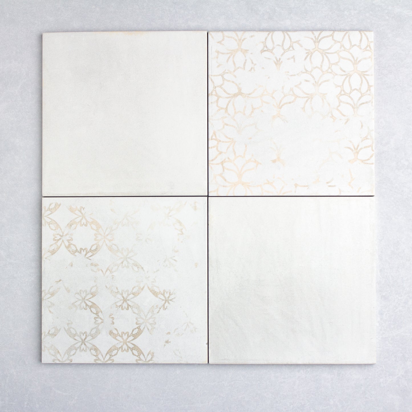 Checkerboard Terracota Blanco And Decor Blanco 200x200mm