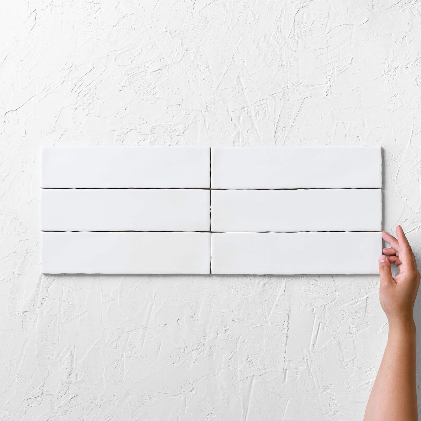 Metro White Gloss Subway Tile 75x300mm