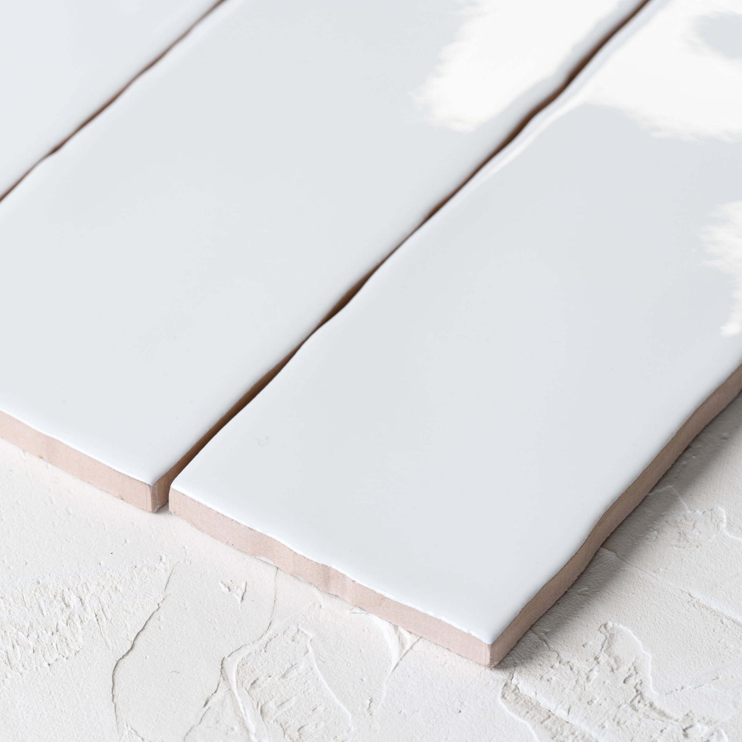 Metro White Gloss Subway Tile 75x300mm
