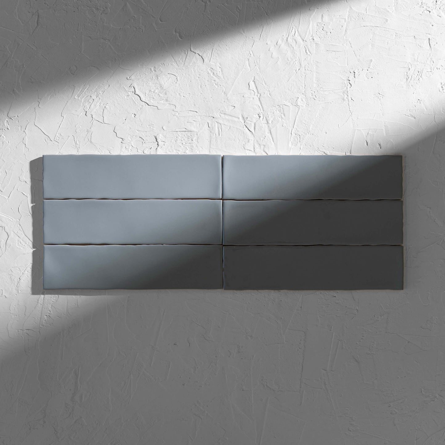 Zen Steel Blue Gloss Tiles 75x300mm