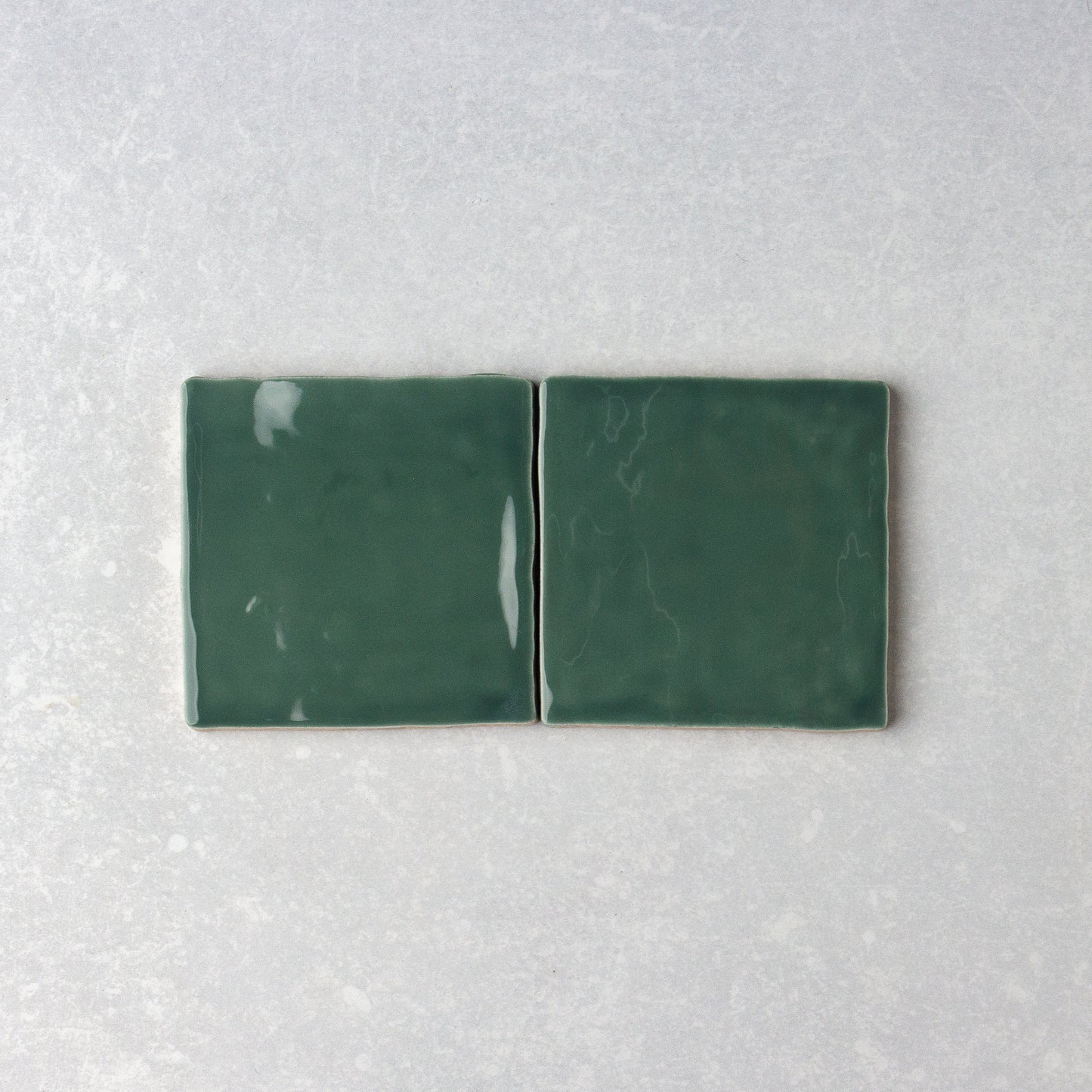 Handmade Gloss Verde Militare  100x100mm