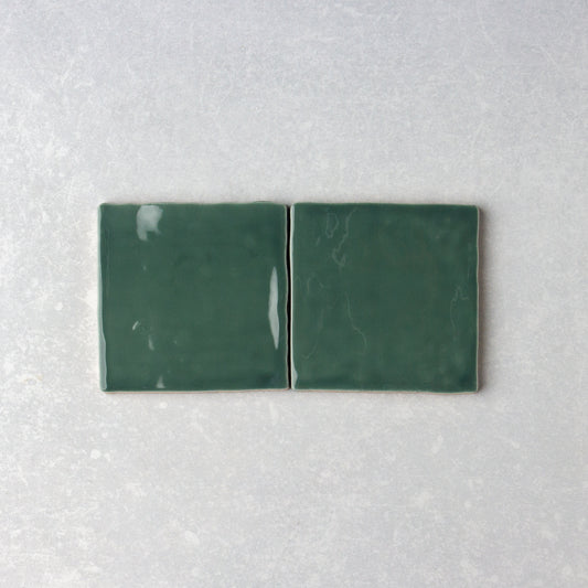 Handmade Gloss Verde Militare  100x100mm