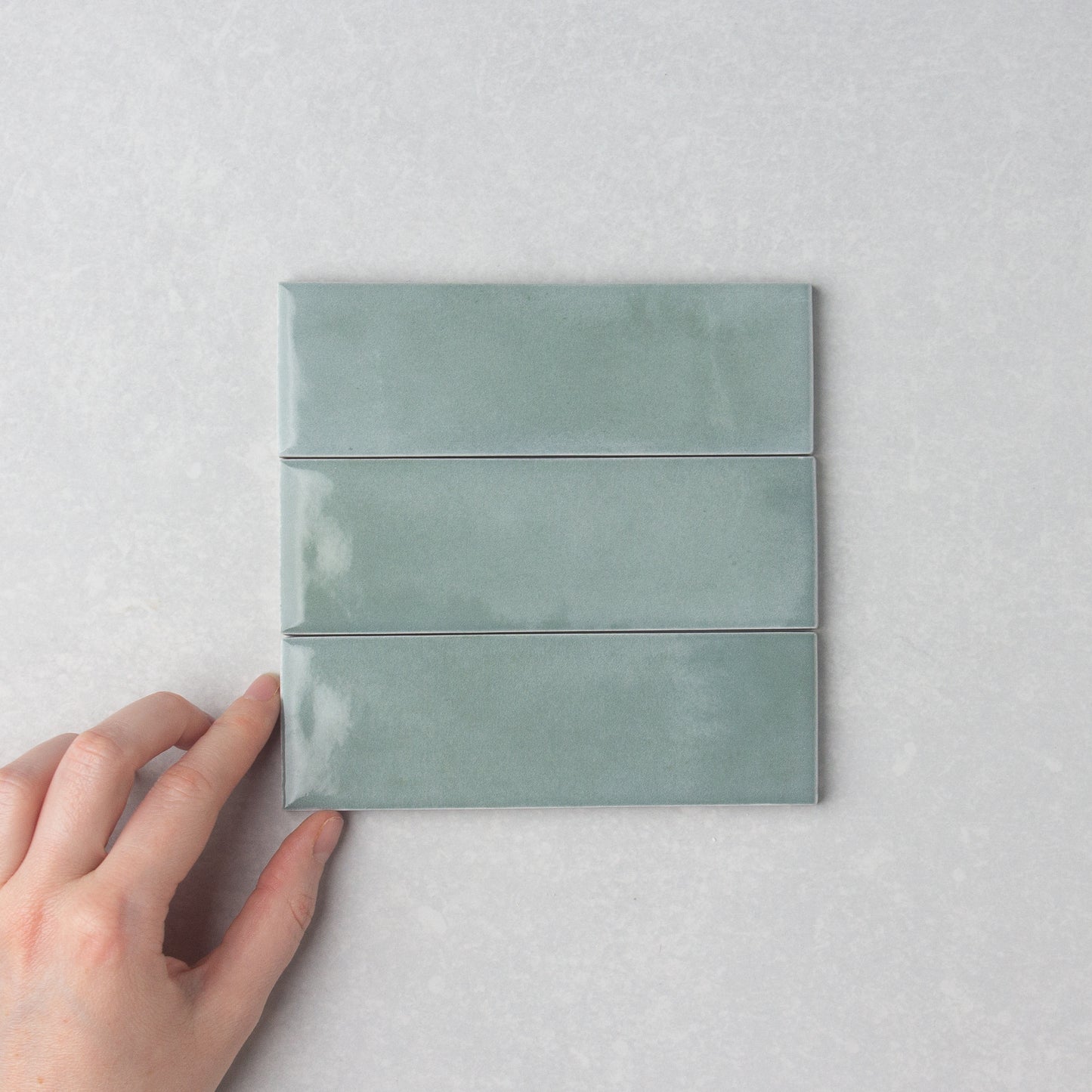 Mini Green Glossy 50x150mm