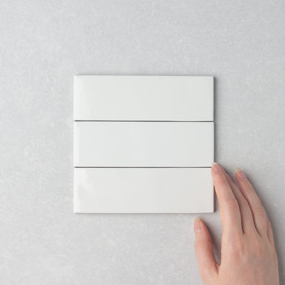 Mini Pure White Glossy 50x150mm