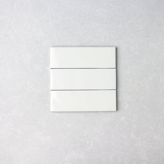 Mini Pure White Glossy 50x150mm