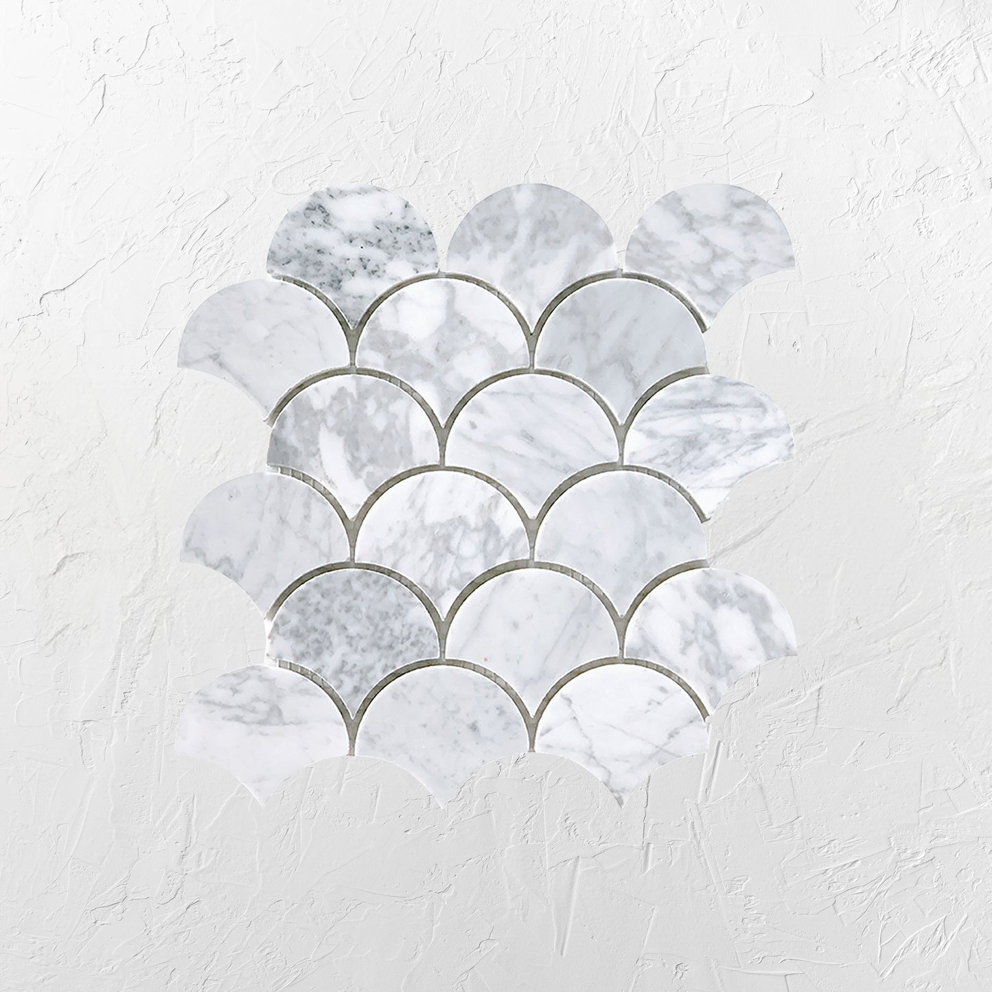 Tuscany Carrara Fish Scale Honed