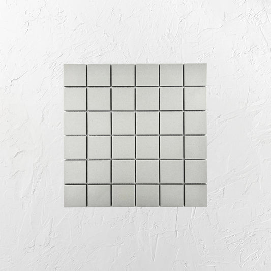 Marlowe Light Grey Matt Mosaic 48x48mm