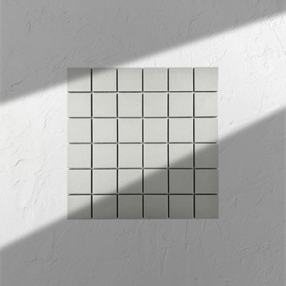 Marlowe Light Grey Matt Mosaic 48x48mm