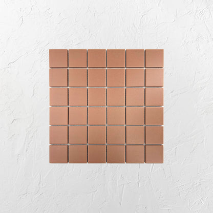Marlowe Terracotta Matt Mosaic 48x48mm
