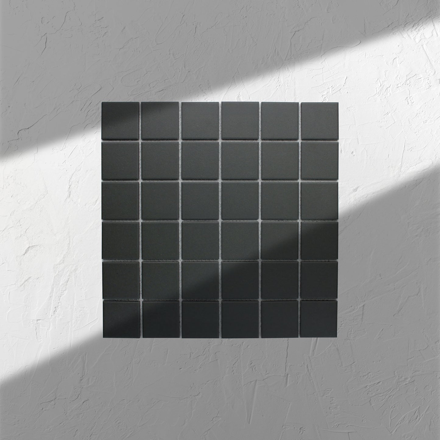 Marlowe Black Matt Mosaic 48x48mm