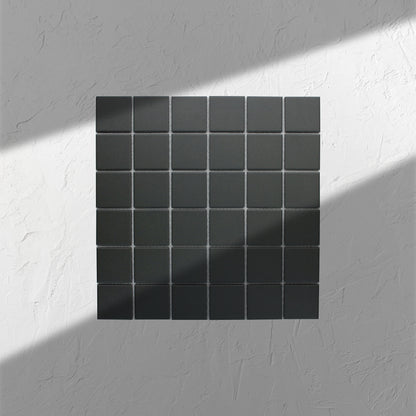 Marlowe Black Matt Mosaic 48x48mm
