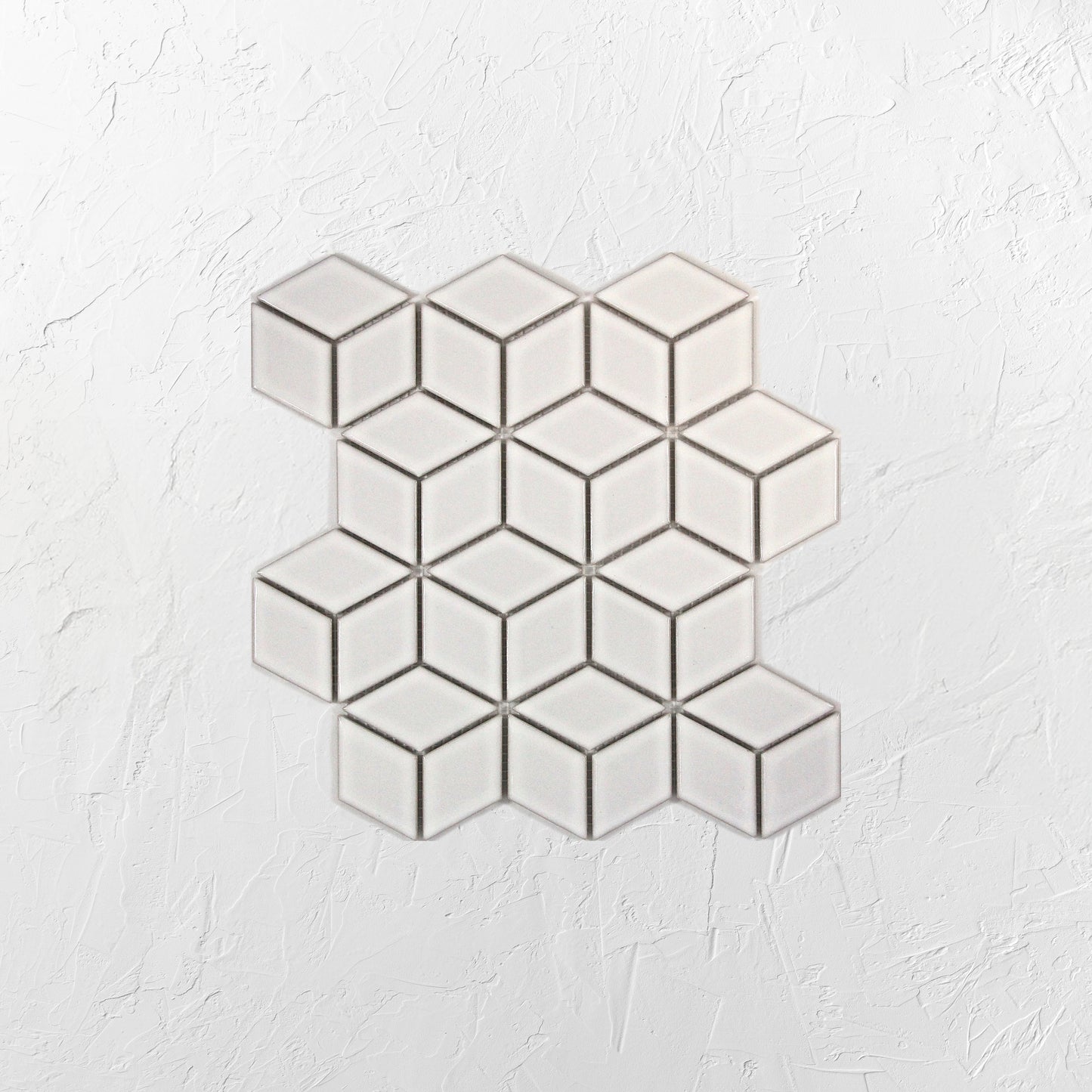 White Gloss Cube 48x48mm