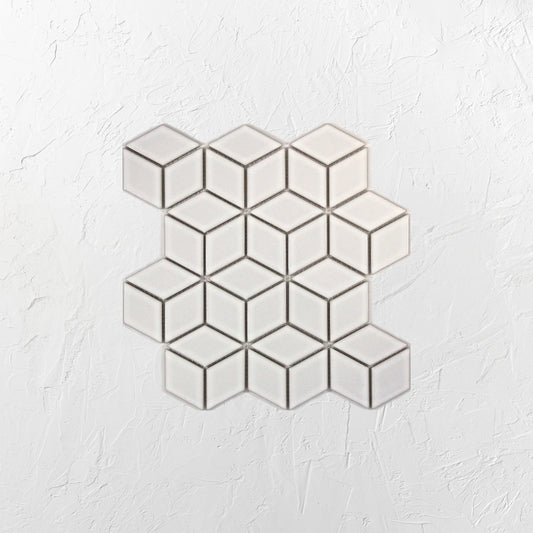White Gloss Cube 48x48mm
