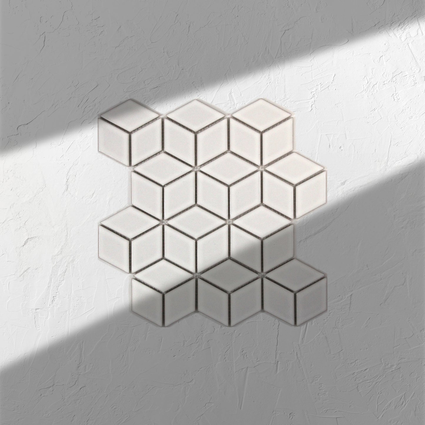 White Gloss Cube 48x48mm