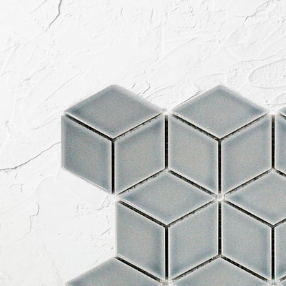 Grey Gloss Cube 48x48mm
