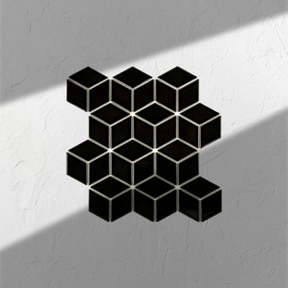 Black Gloss Cube 48x48mm