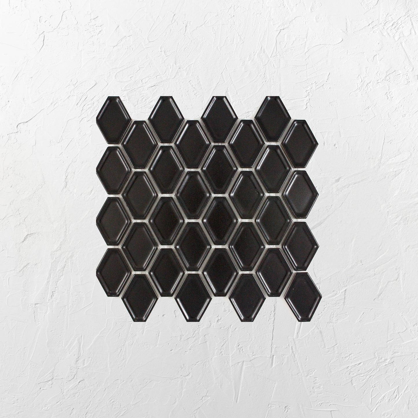 Black Matt Internal Porcelain Glazed Honeycombe 46.5x60mm
