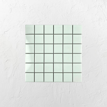 Mint Gloss Porcelain Glazed 48x48mm Square