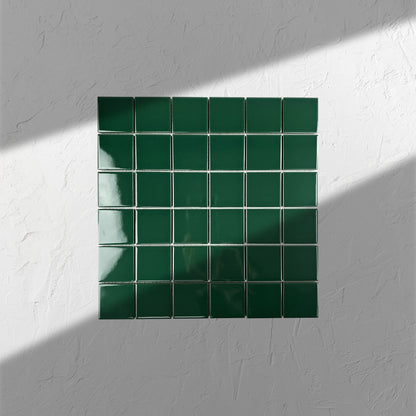 Jade Gloss Porcelain Glazed 48x48mm Square