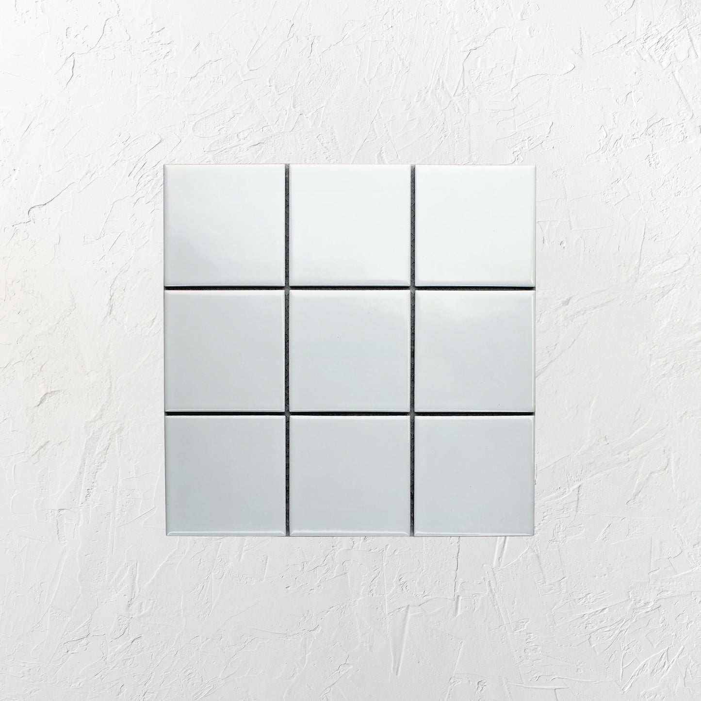 White Gloss Porcelain Glazed Square 97x97mm