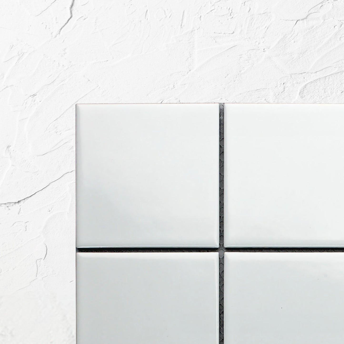 White Gloss Porcelain Glazed Square 97x97mm