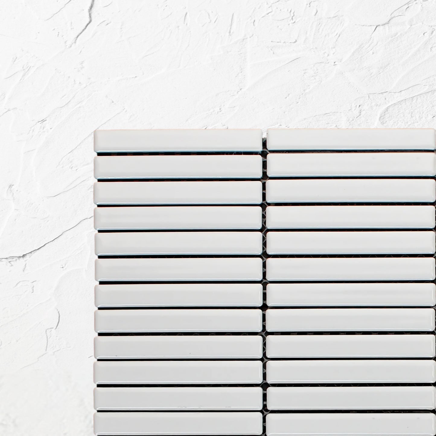 White Gloss Porcelain KitKat 12x92mm