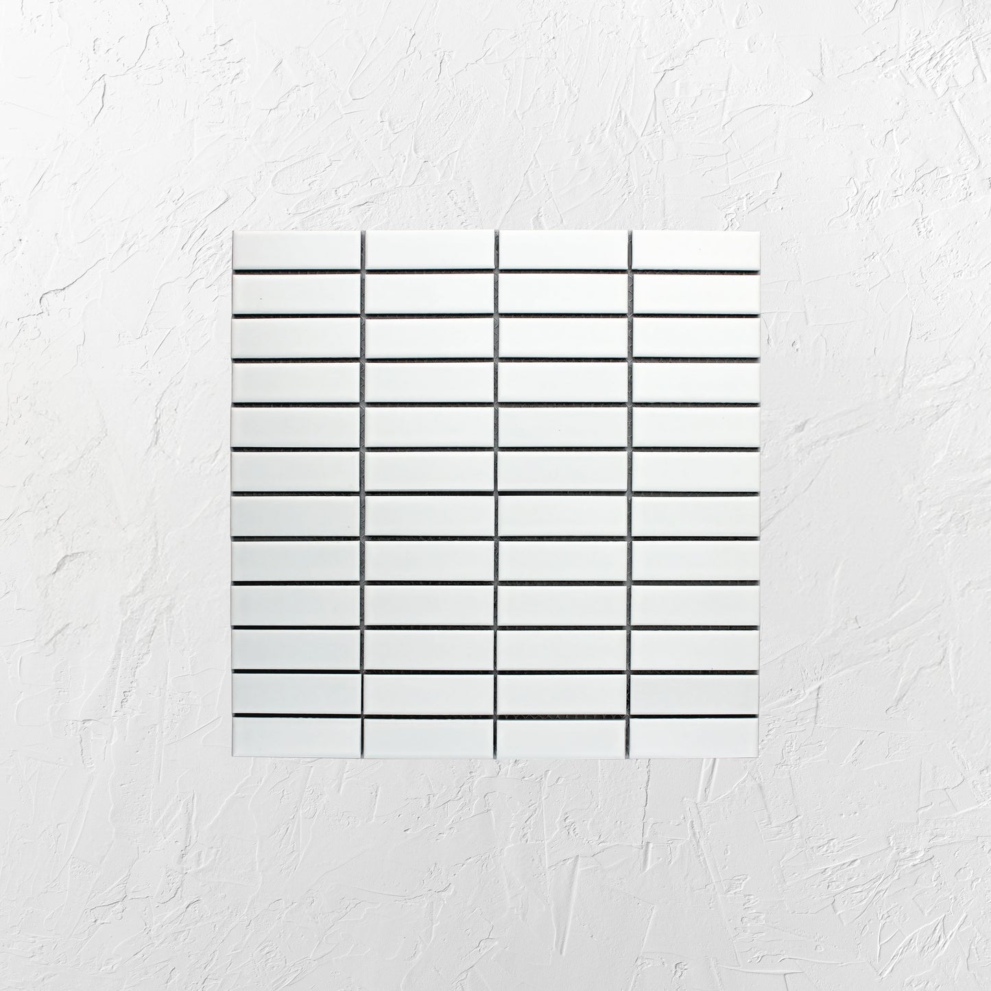 White Matt Porcelain Glazed Rectangle 23x73mm