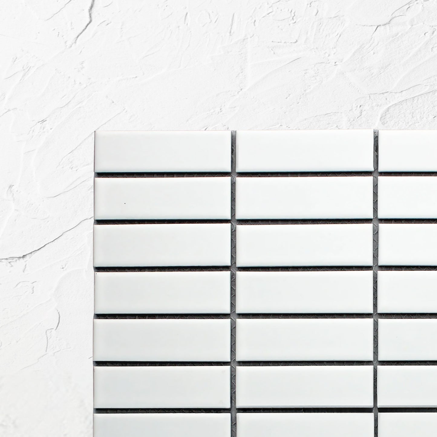 White Matt Porcelain Glazed Rectangle 23x73mm