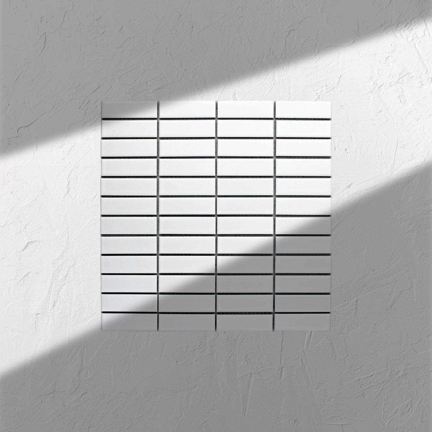 White Matt Porcelain Glazed Rectangle 23x73mm