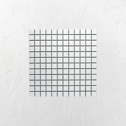 White Matt Porcelain Glazed Square 23x23mm