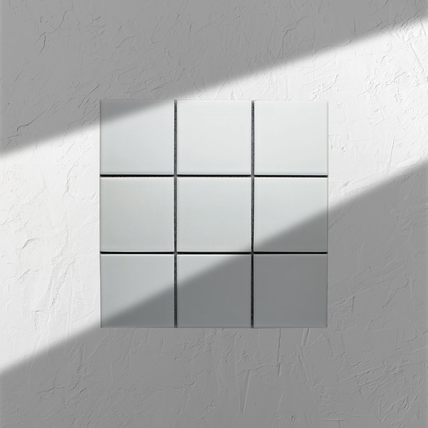 White Matt Porcelain Glazed Square 97x97mm