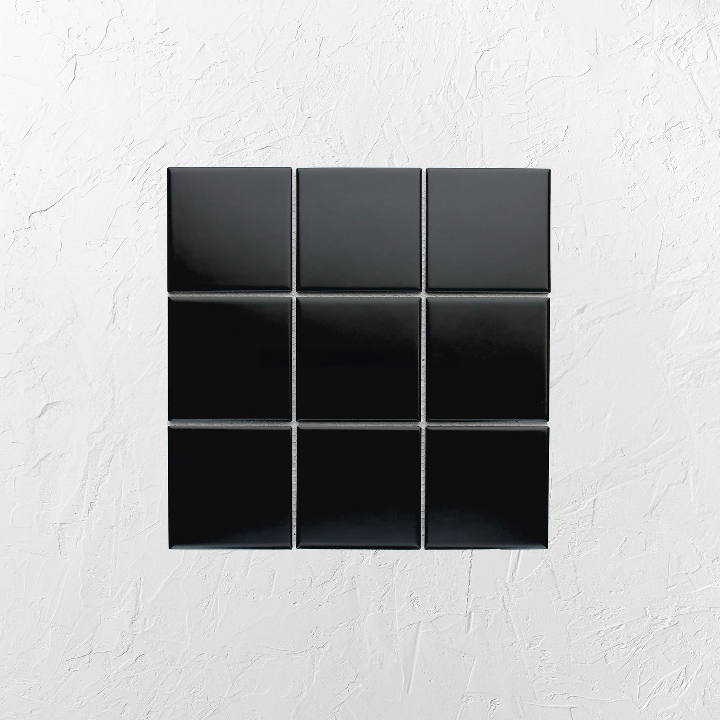 Black Matt Porcelain Glazed Square 97x97mm