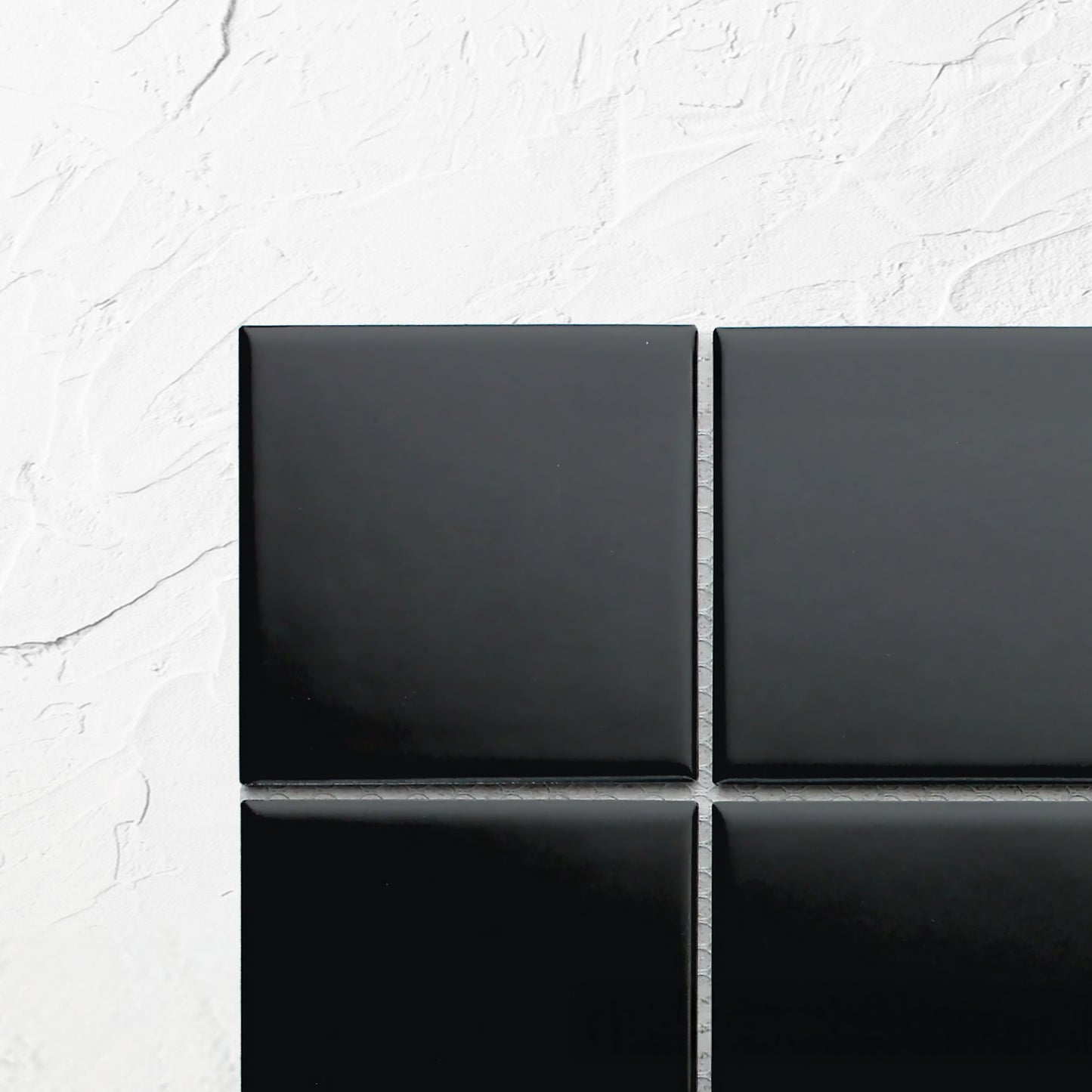 Black Matt Porcelain Glazed Square 97x97mm