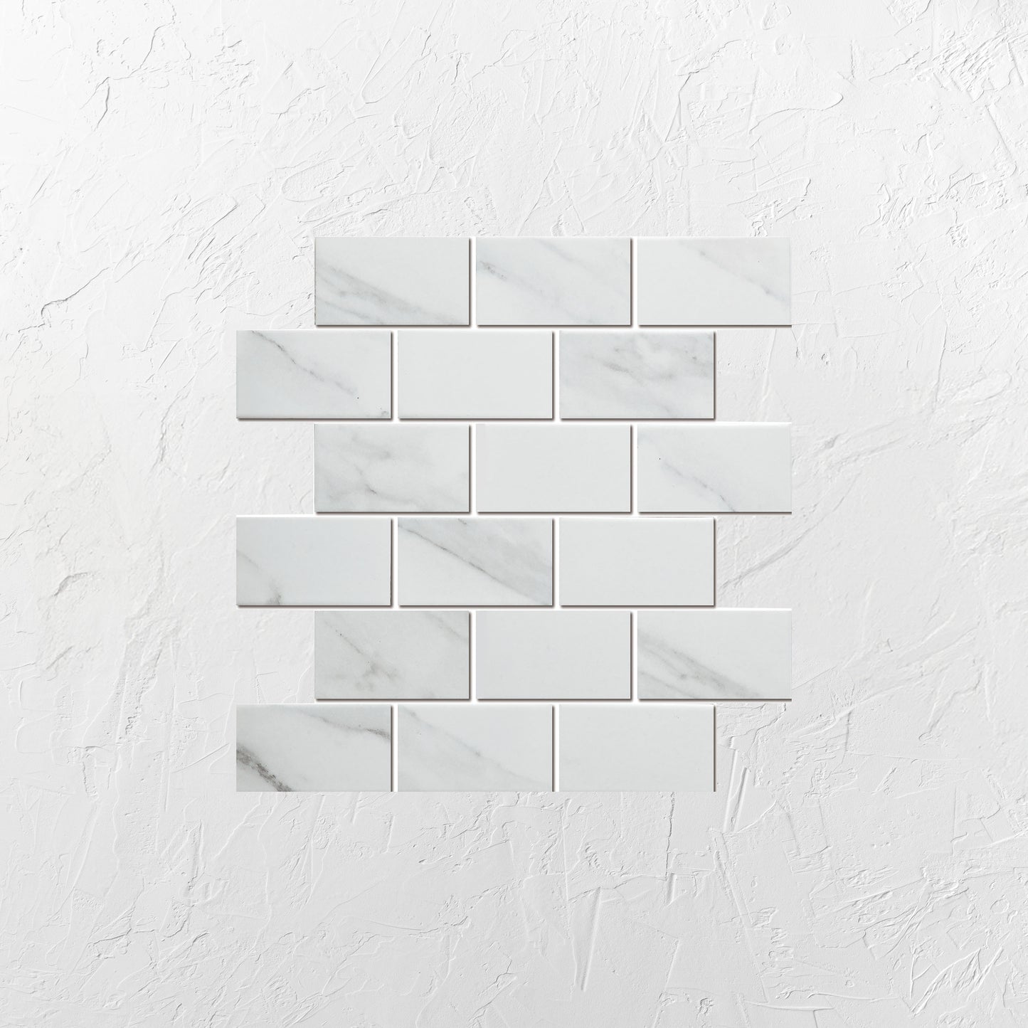 Carrara Look Matt Porcelain Glazed Brickbone 45x95mm