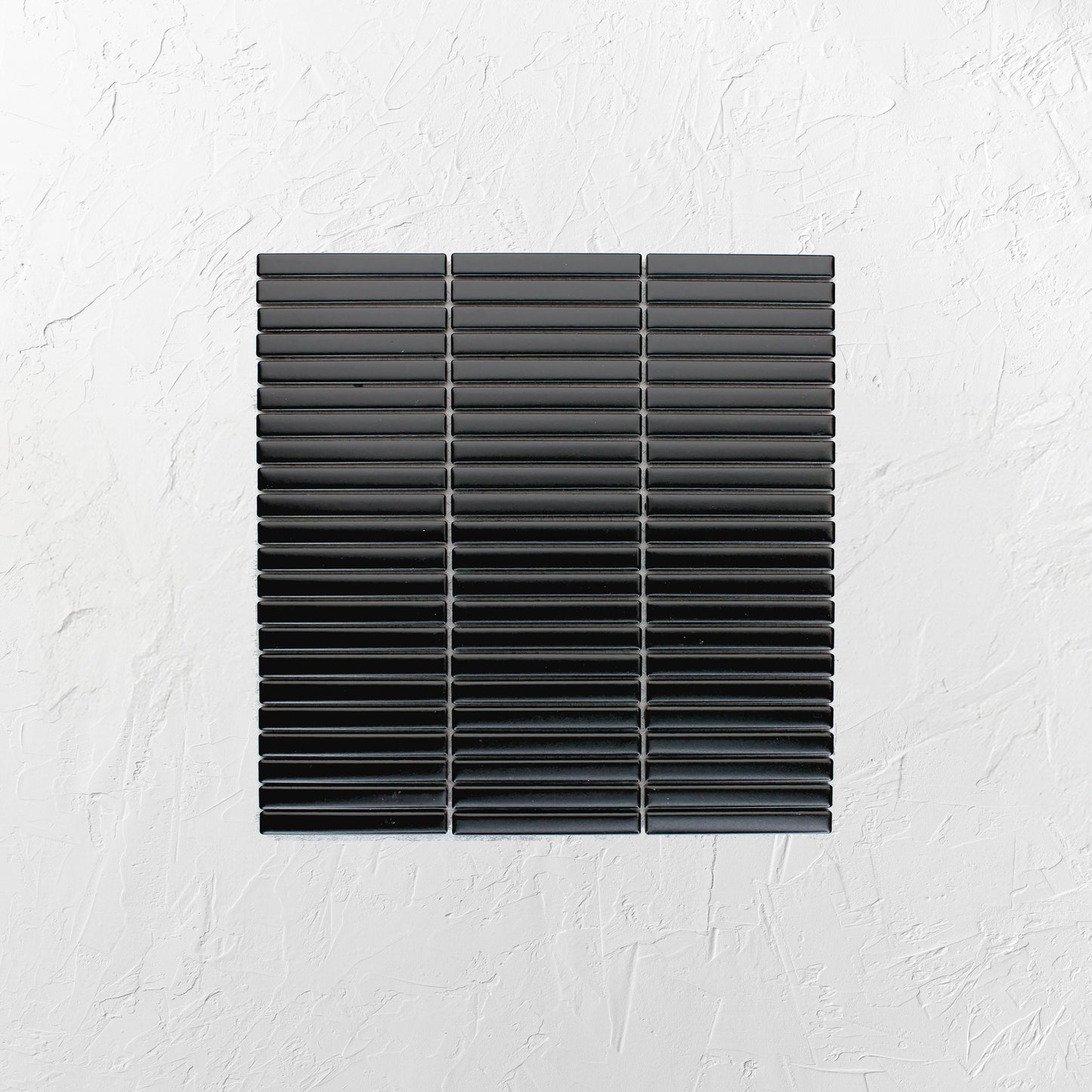 Black Matt KitKat Straight Bone Pattern 12x92mm
