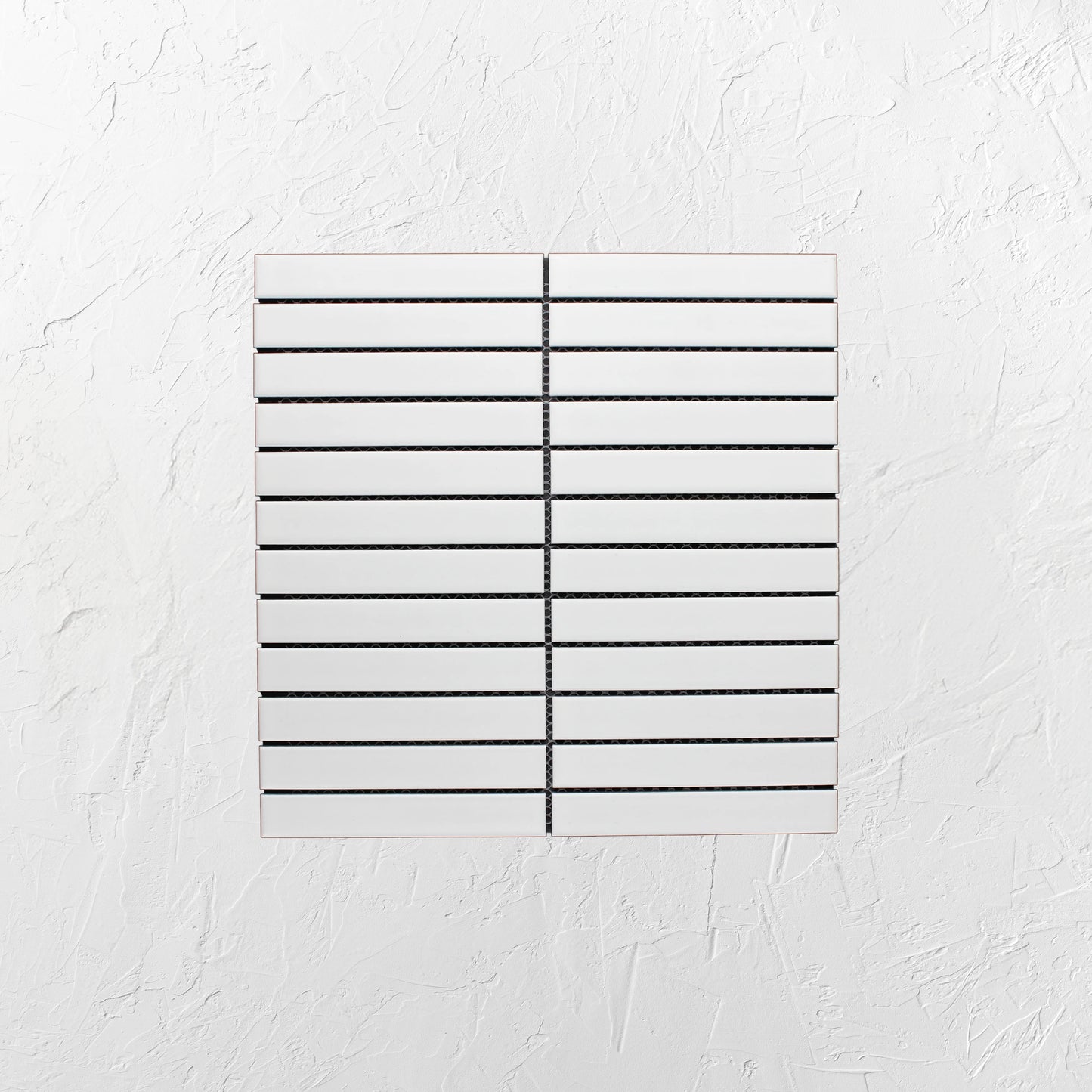 White Matt KitKat Straight Bone Pattern 22x145mm