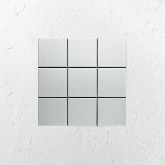 White Matt Porcelain Glazed Square 97x97mm