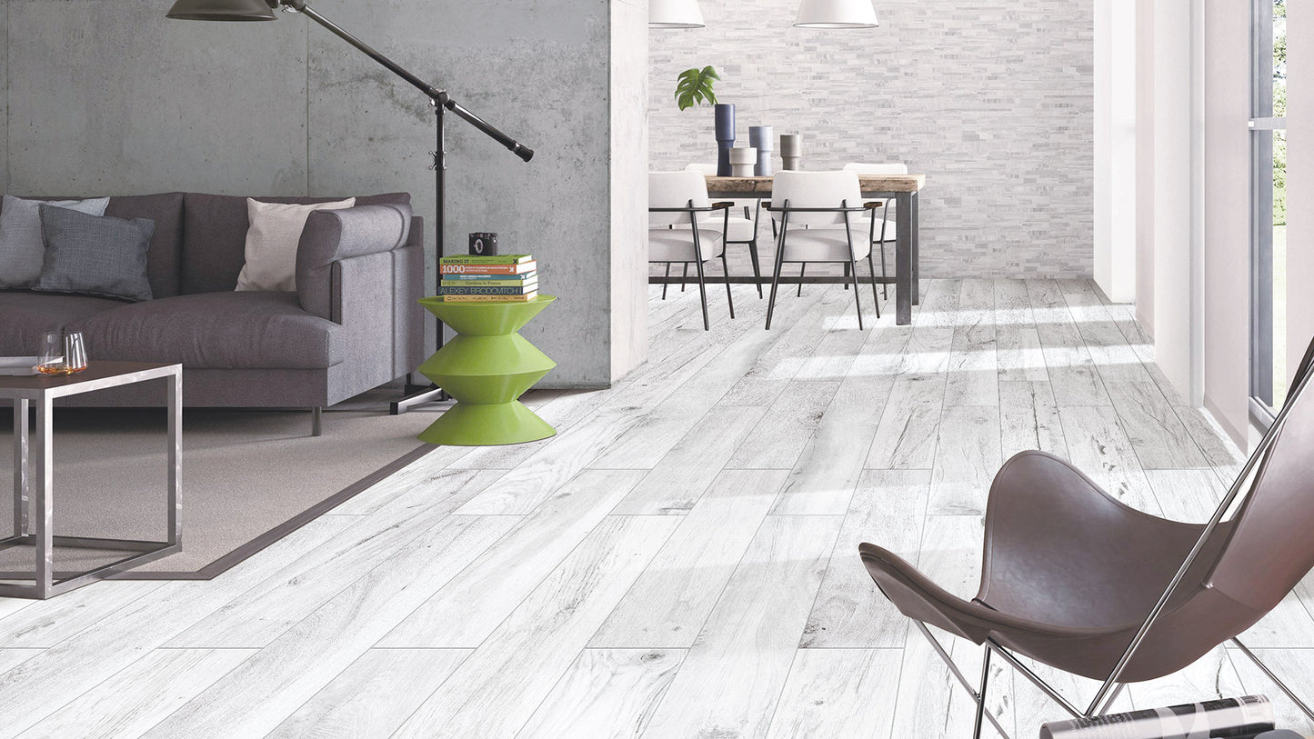 Oak White Matt 200x1200mm