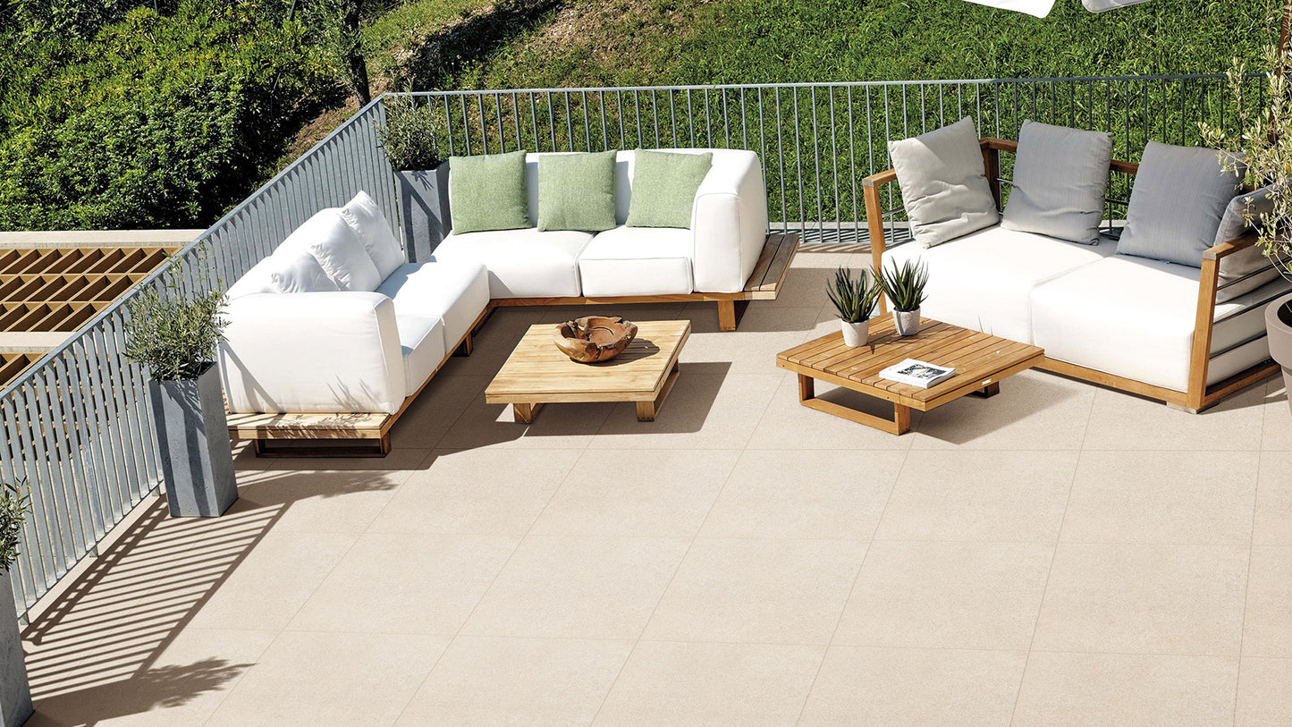 Paradigm Cream Structured Paver 600x600x20mm