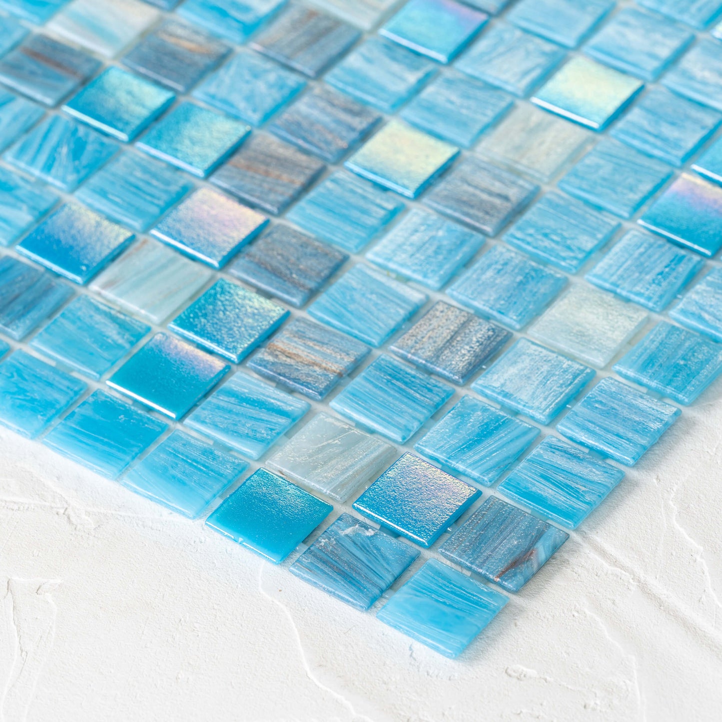 Paradise Madagascar Glass Mosaic Pool Safe 300x300mm