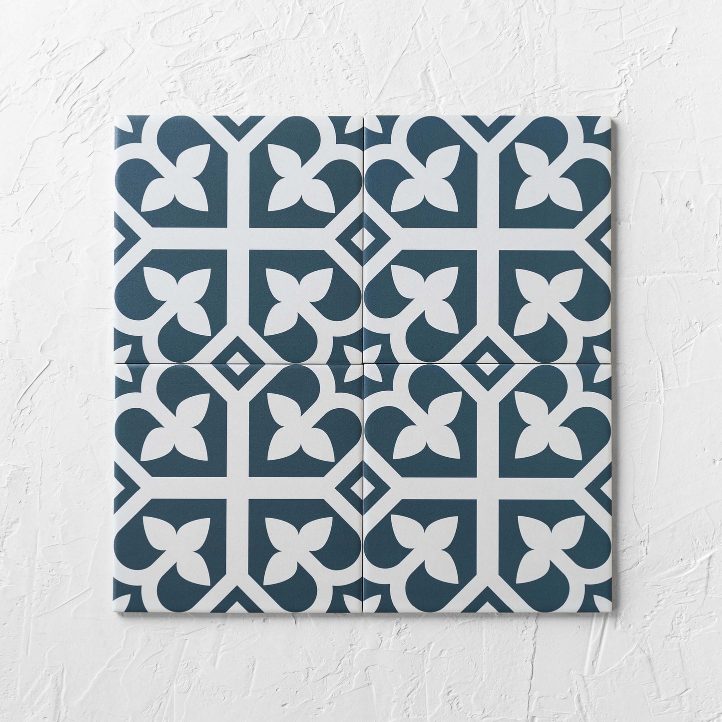 Picasso Bloom Navy Blue 200x200mm