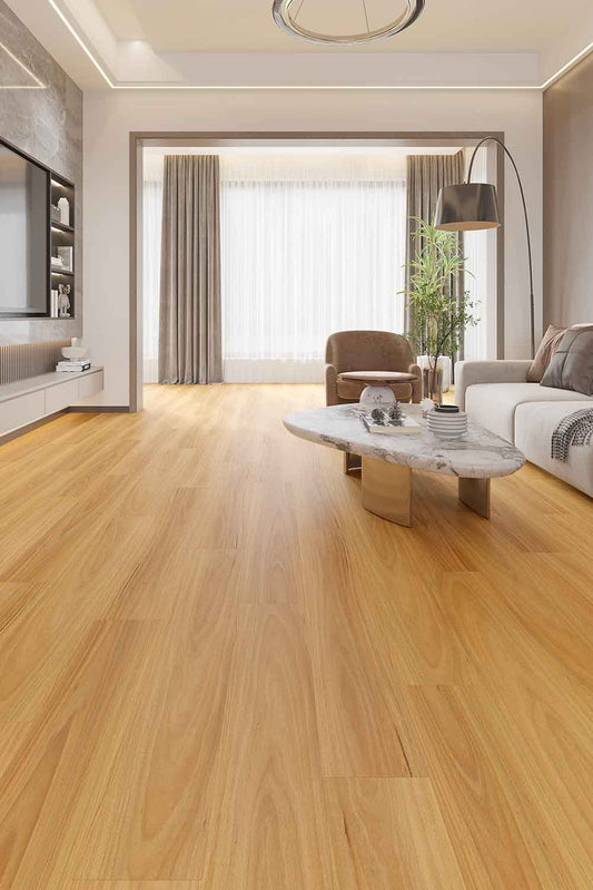New England Blackbutt Elegant SPC Hybrid 9.5mm Flooring 7.5+2mm (stand-in: Natural Blackbutt)