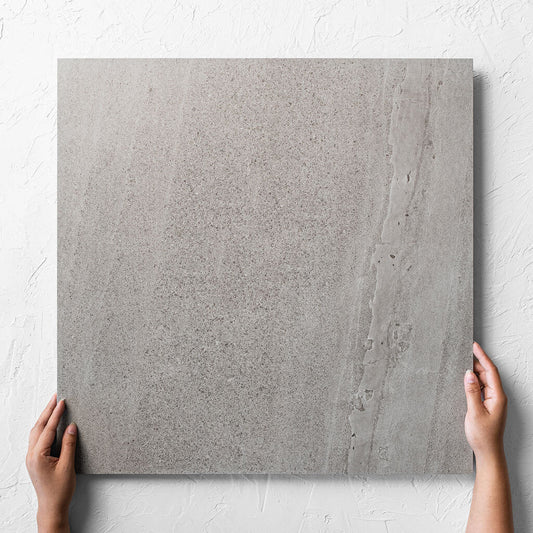 Riverstone Light Grey Matt 600x600mm